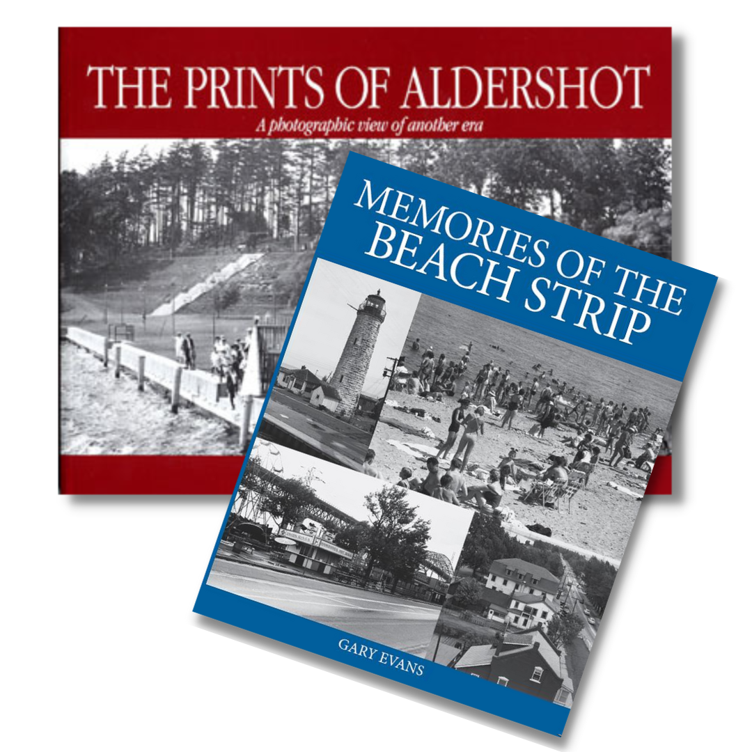 2 Burlington Books Package (Prints of Aldershot & Memories of the Beach Strip)