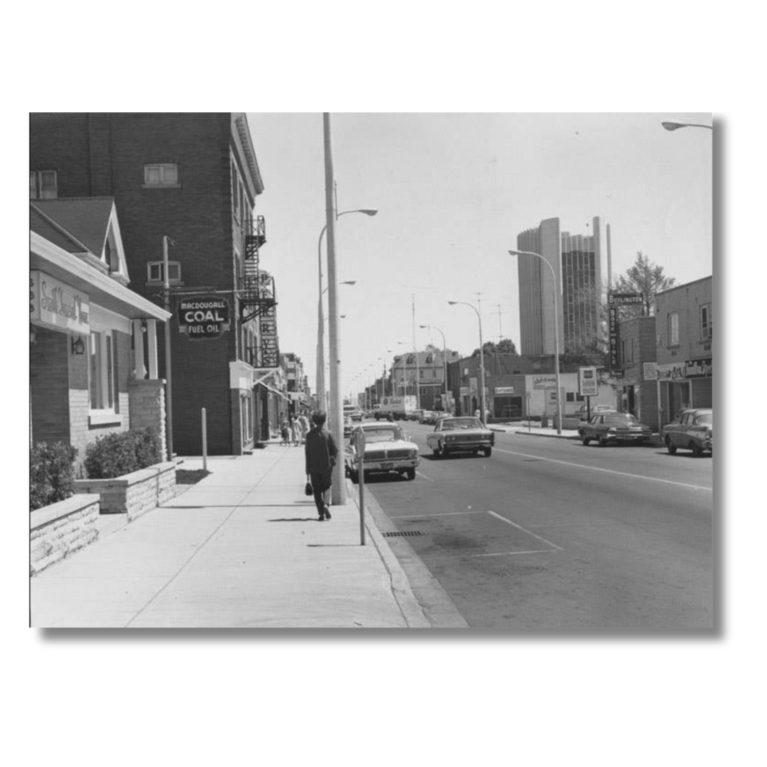 Brant/Ontario Street (late 1960s) Burlington Heritage Print